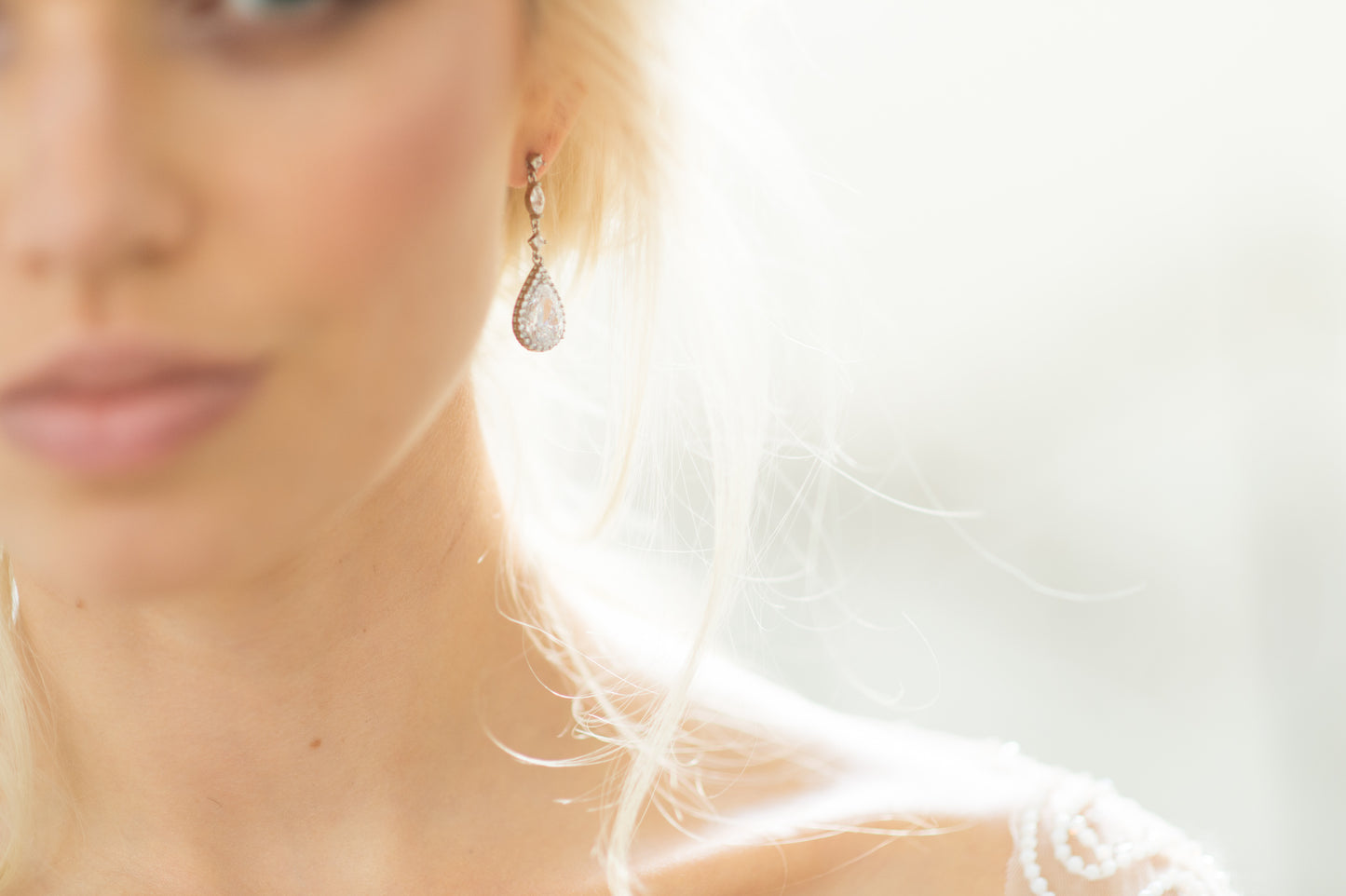 Crystal Linear Drop Earrings Dangle Teardrop Bridal Earrings Silver Chandelier Earrings Art Deco CZ Wedding Jewelry Bridesmaid Gift, BIJOU EARRINGS for Her, for Bride, for Bridesmaid, for Mother of the Bride or for Guest by Camilla Christine Bridal Jewelry and Wedding Accessories Bridal Style Inspiration Trends for Bride