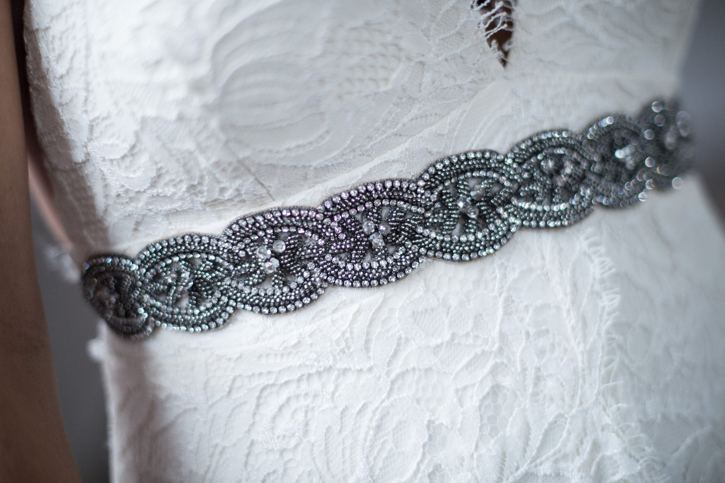 JEWEL SASH - GUNMETAL