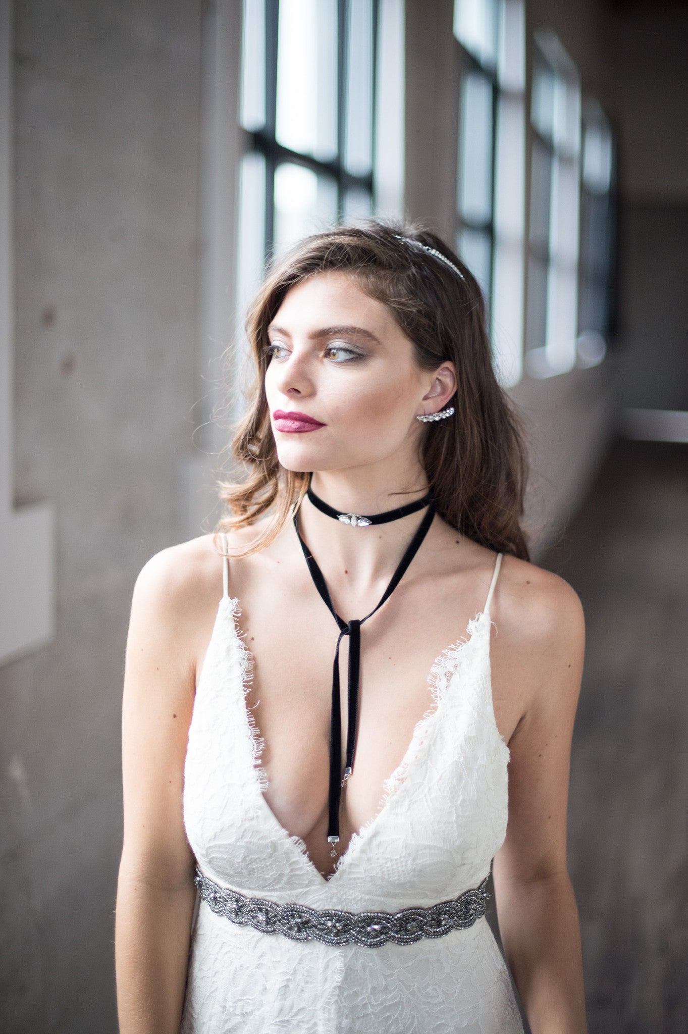 JEWEL SASH - GUNMETAL
