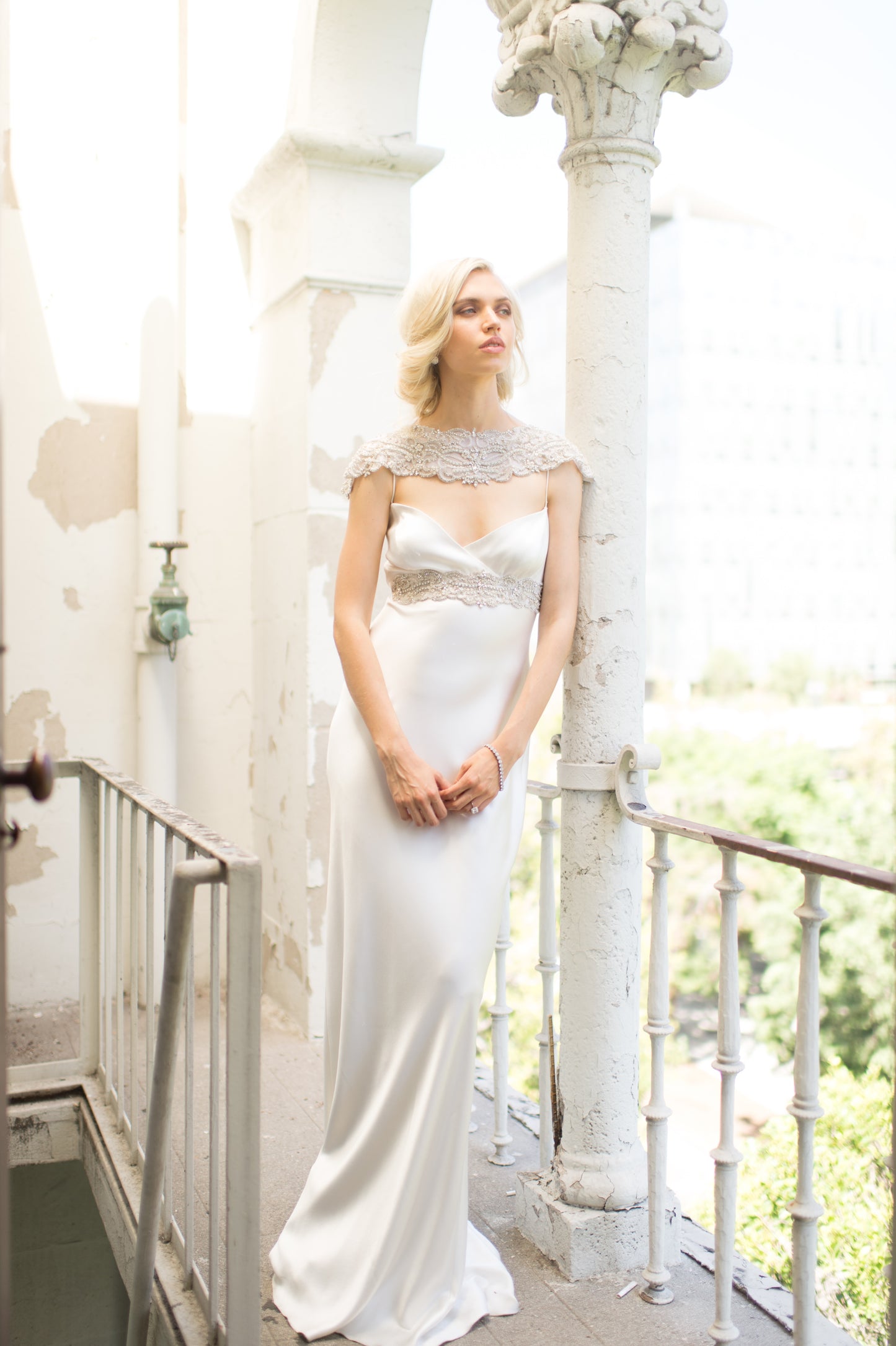 HAILEE SASH - SILVER
