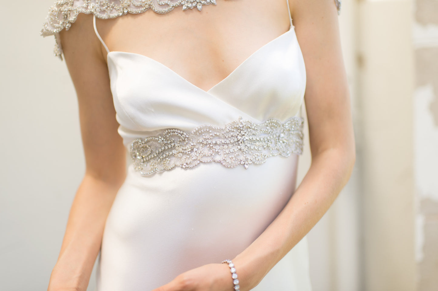 HAILEE SASH - SILVER