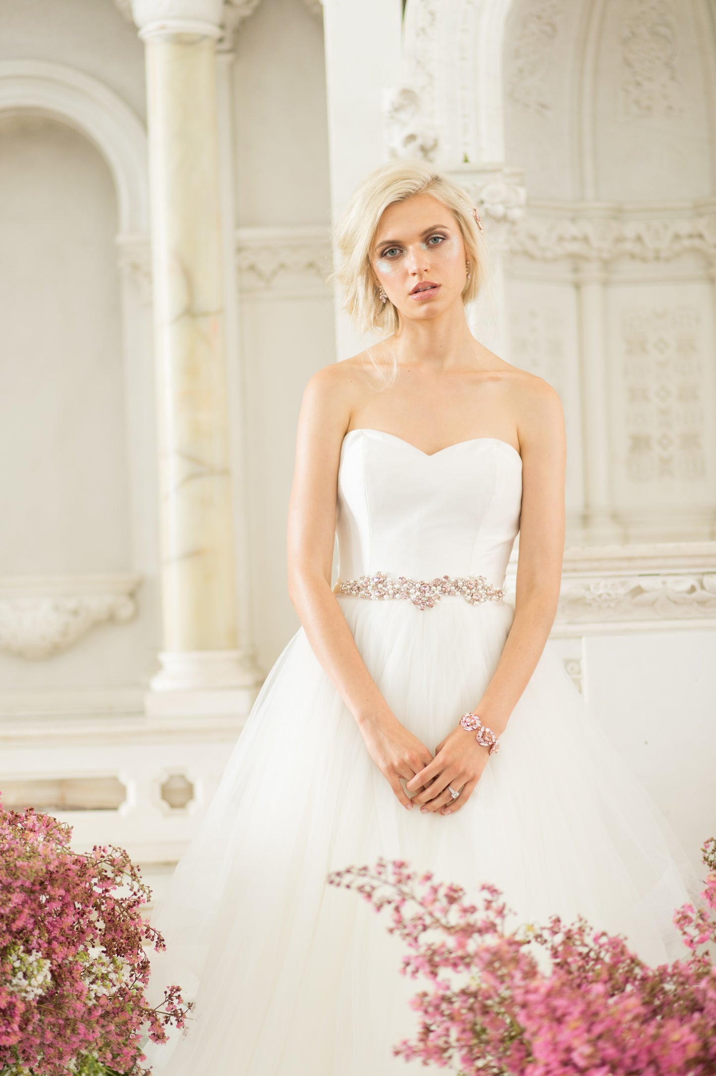 REAGAN SKINNY SASH- VINTAGE ROSE