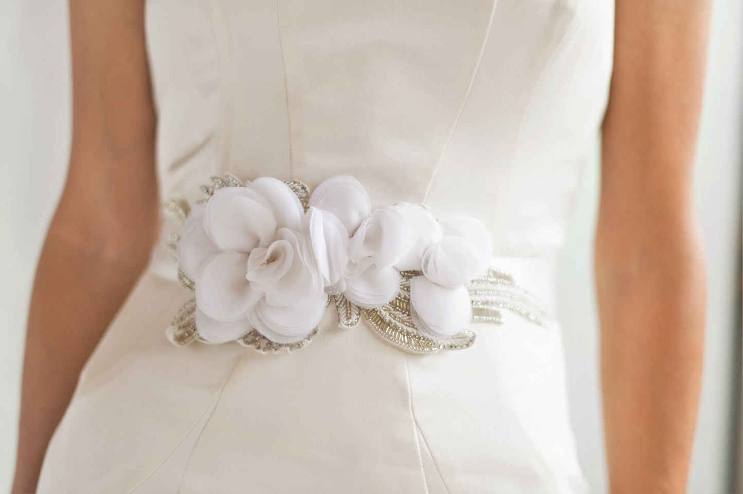 FLORA SASH- OFF WHITE