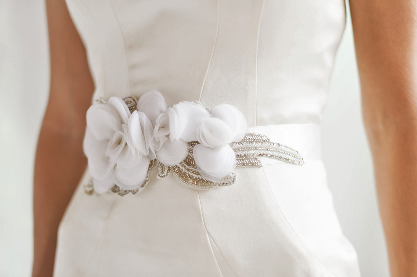 FLORA SASH- OFF WHITE