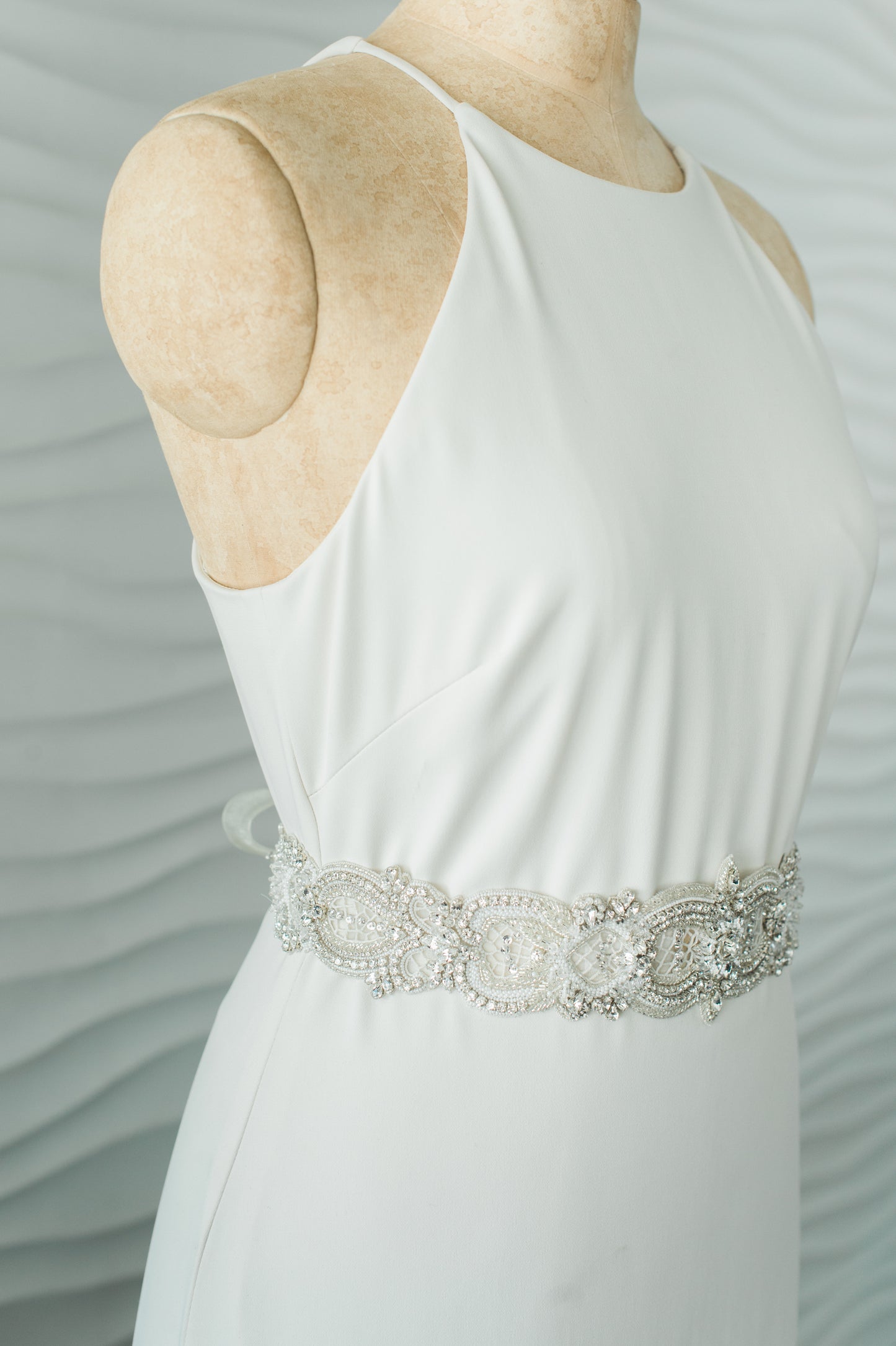 ALLURE SASH- SILVER