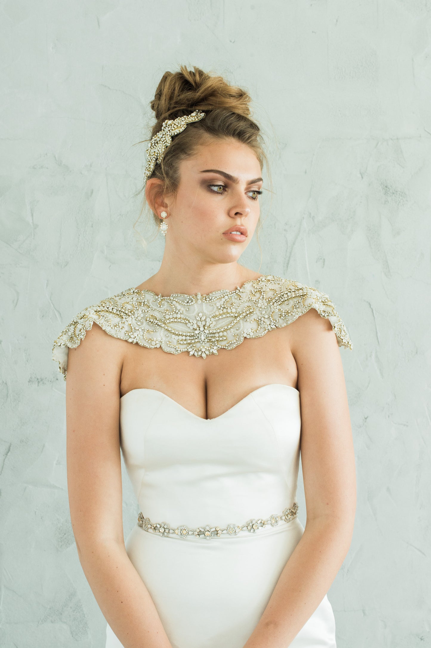 ENA SASH - SILVER/GOLD