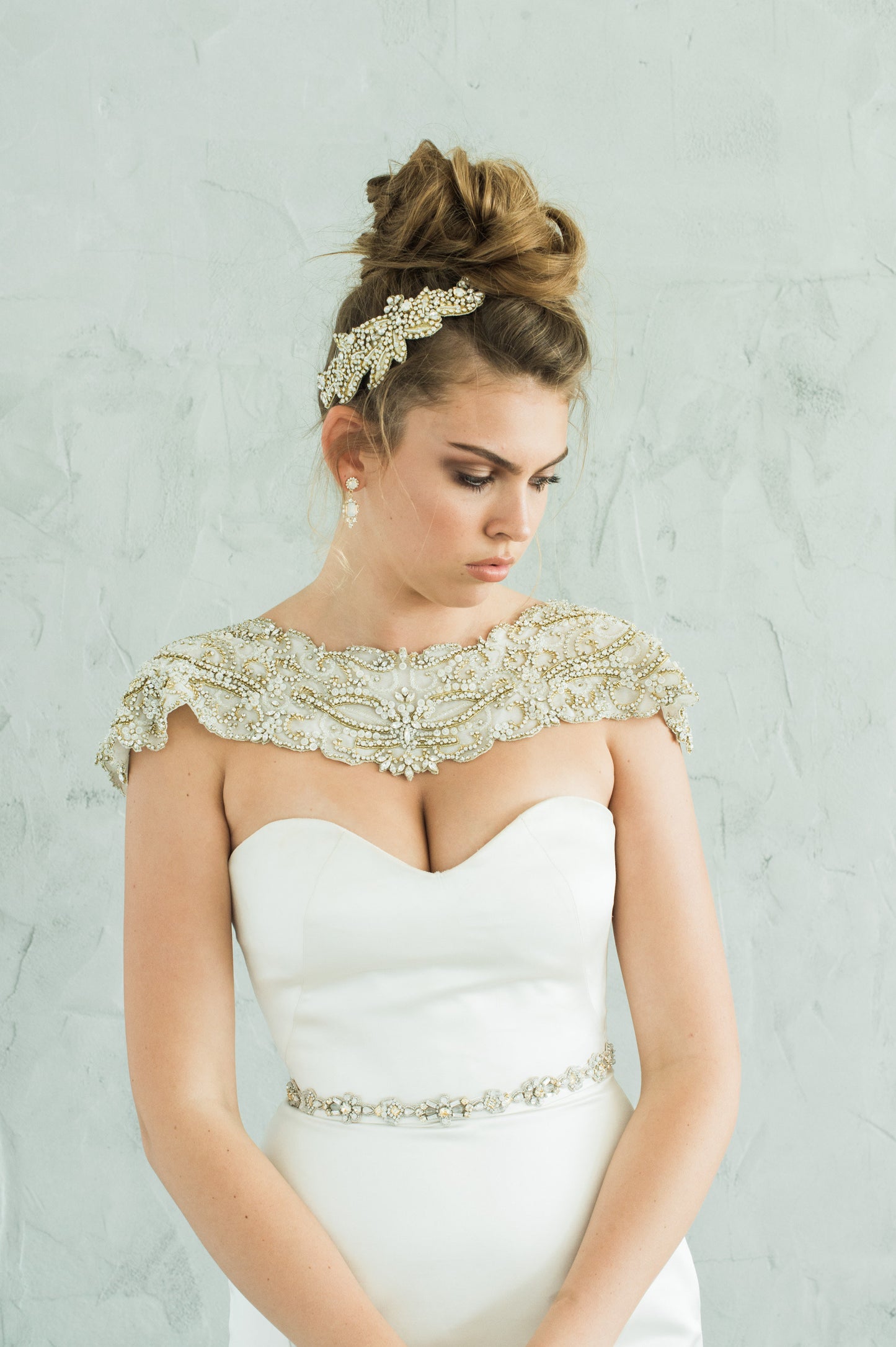 ENA SASH - SILVER/GOLD
