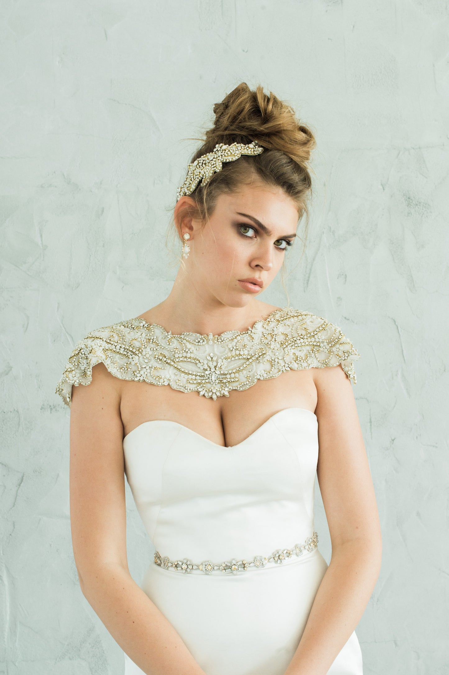 ENA SASH - SILVER/GOLD