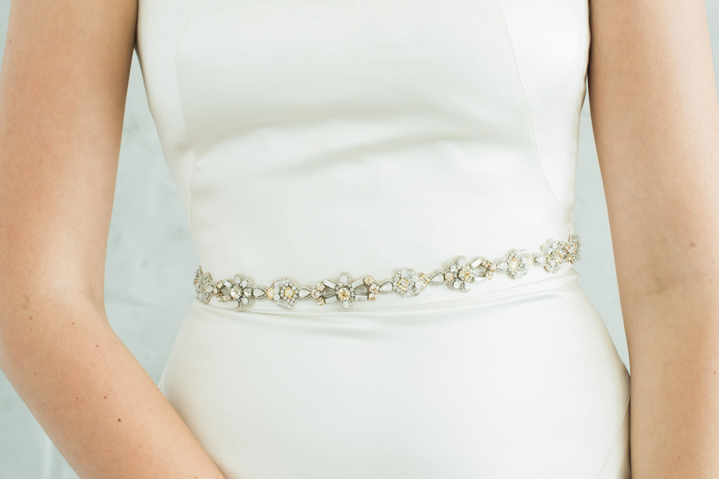 ENA SASH - SILVER/GOLD
