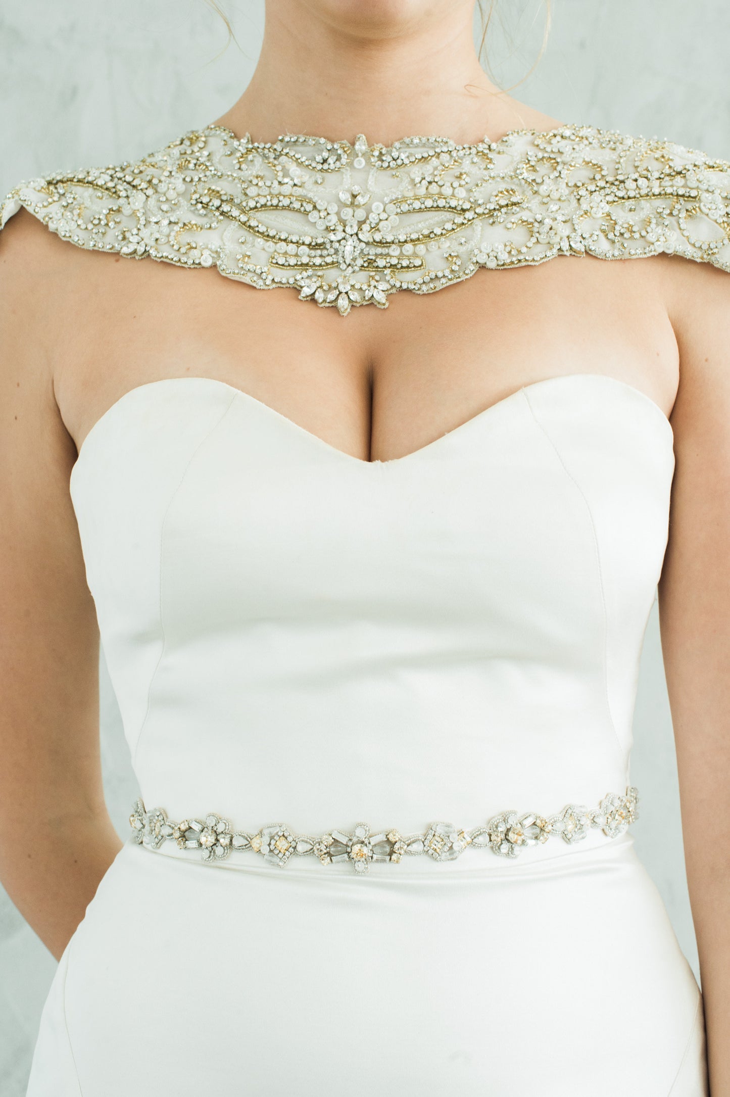 ENA SASH - SILVER/GOLD