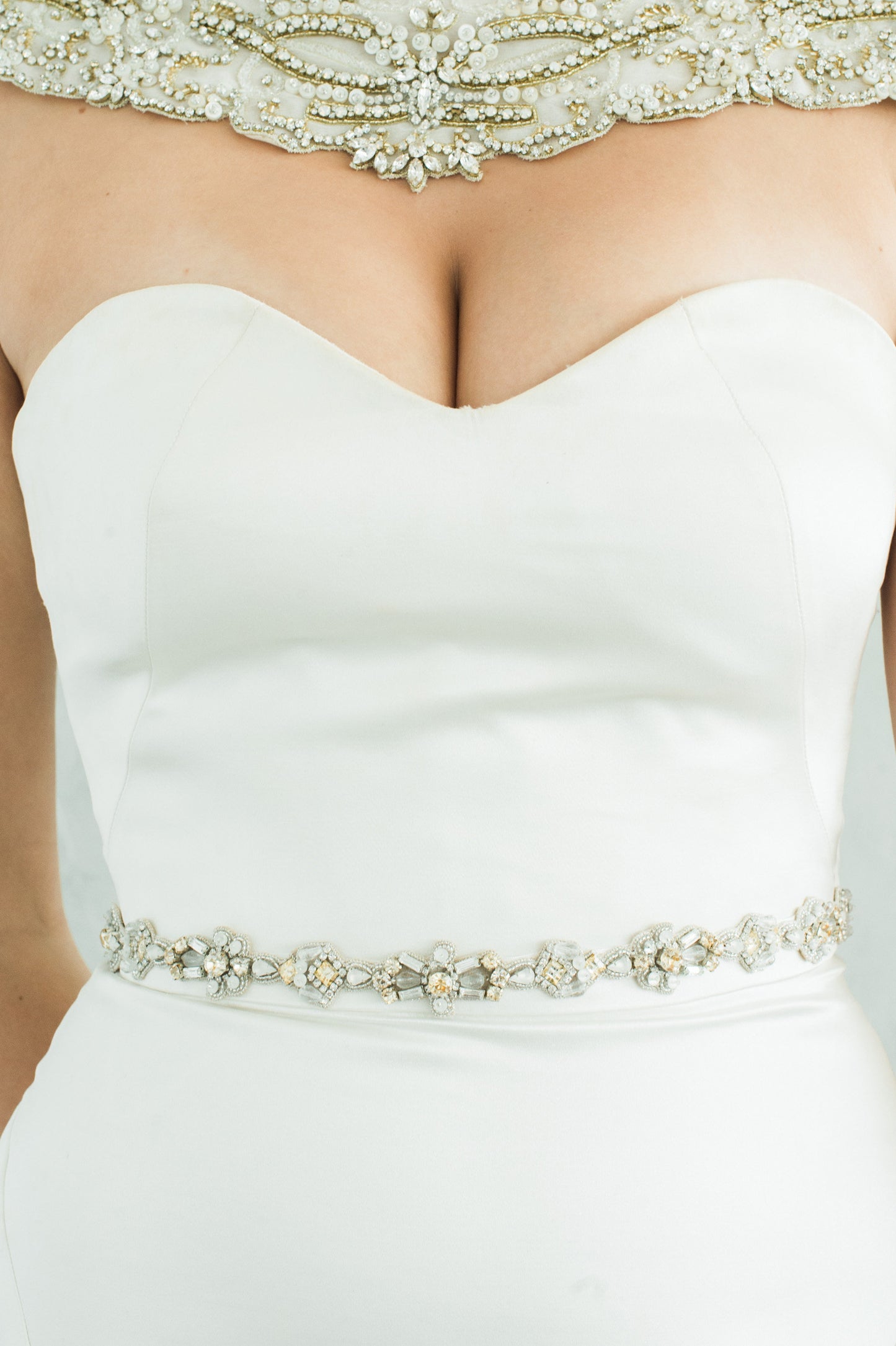 ENA SASH - SILVER/GOLD