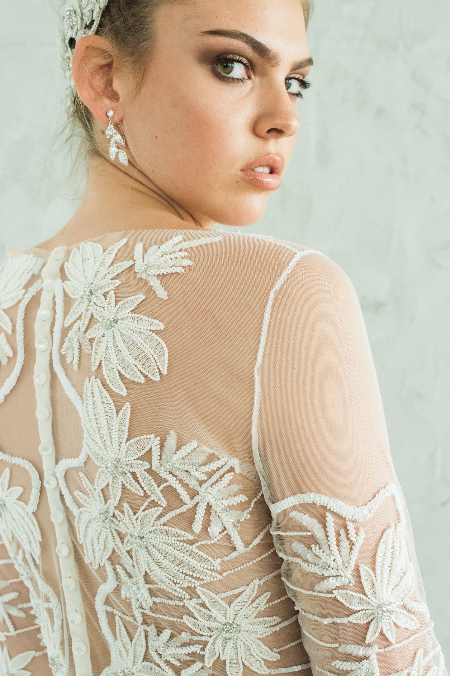 OLEANDER EARRINGS - SILVER