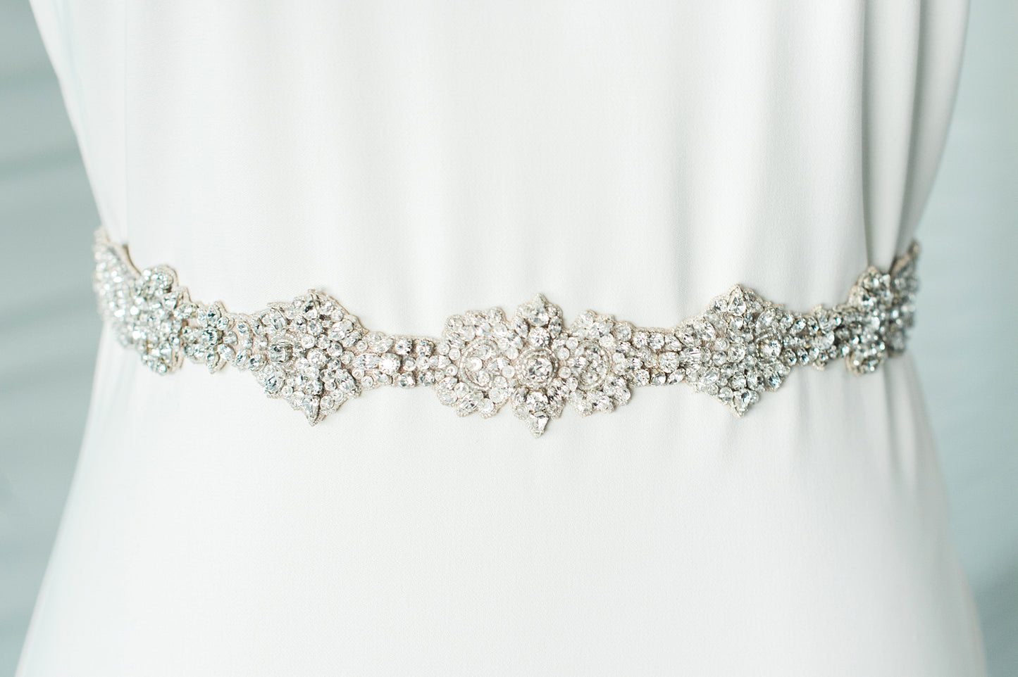 PAISLEY SASH - SILVER