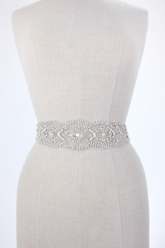 MEGAN SASH- SILVER