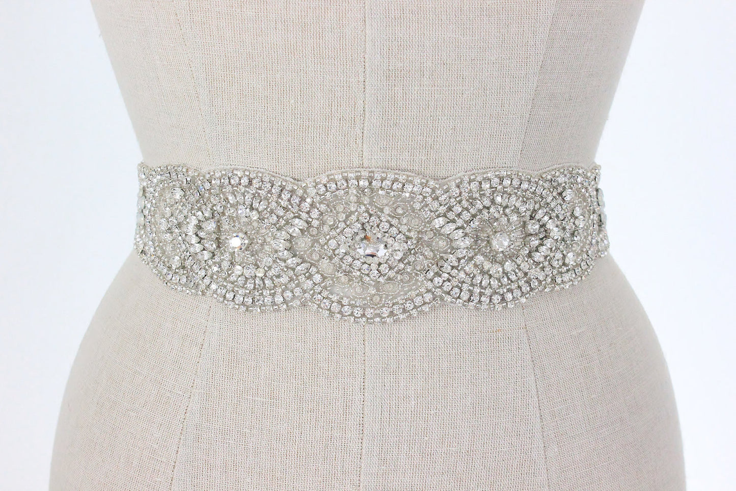 MEGAN SASH- SILVER