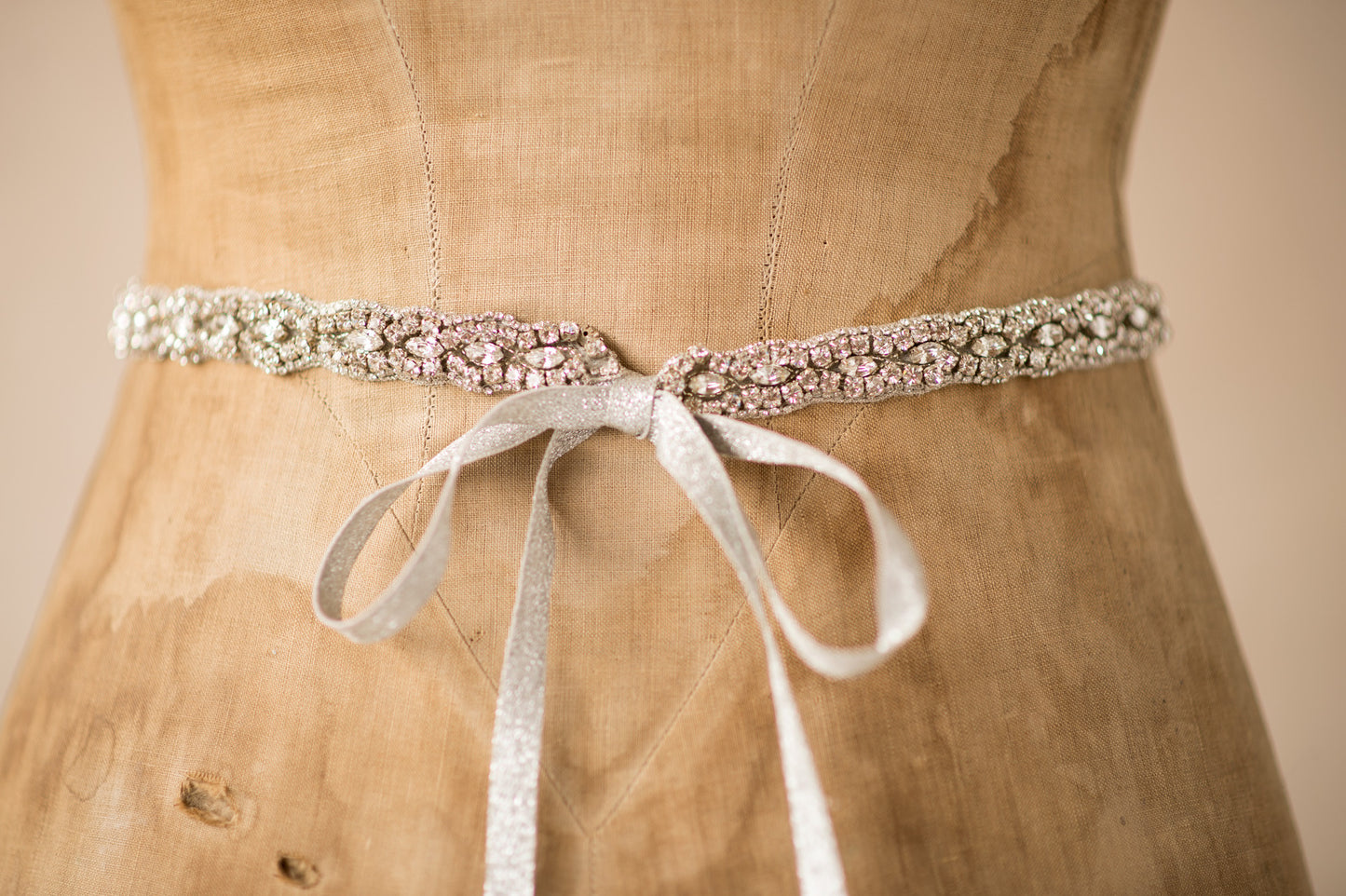 CARRIE SASH- SILVER