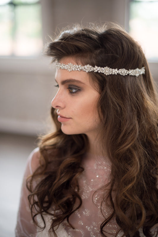 BRINLEY HALO- SILVER