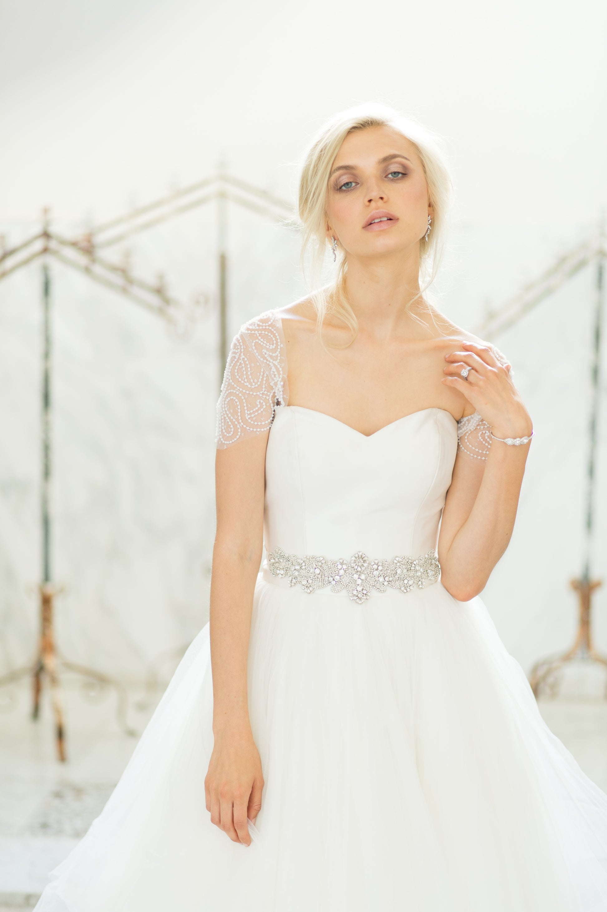 MICHELLE SASH- SILVER Camilla Christine MICHELLE SASH- SILVER Camilla Christine
