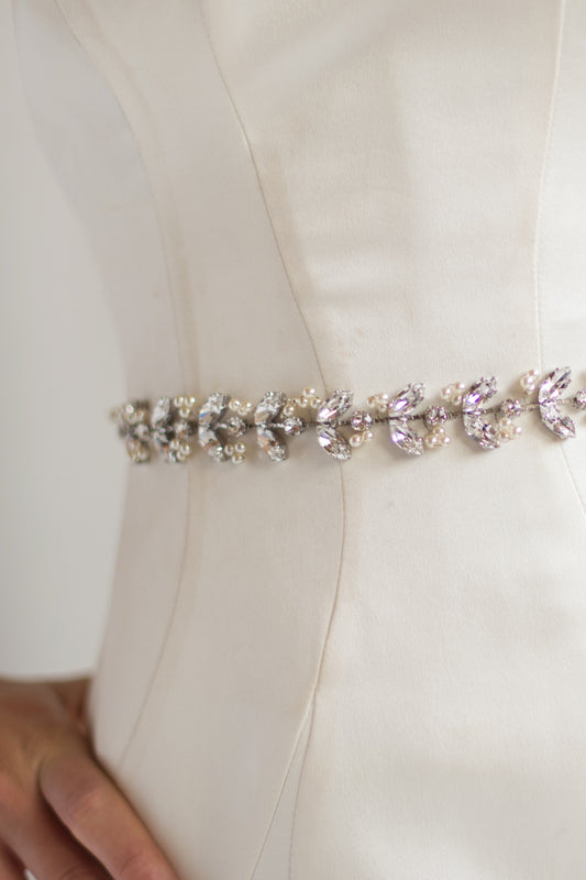 ANIA SASH- SILVER