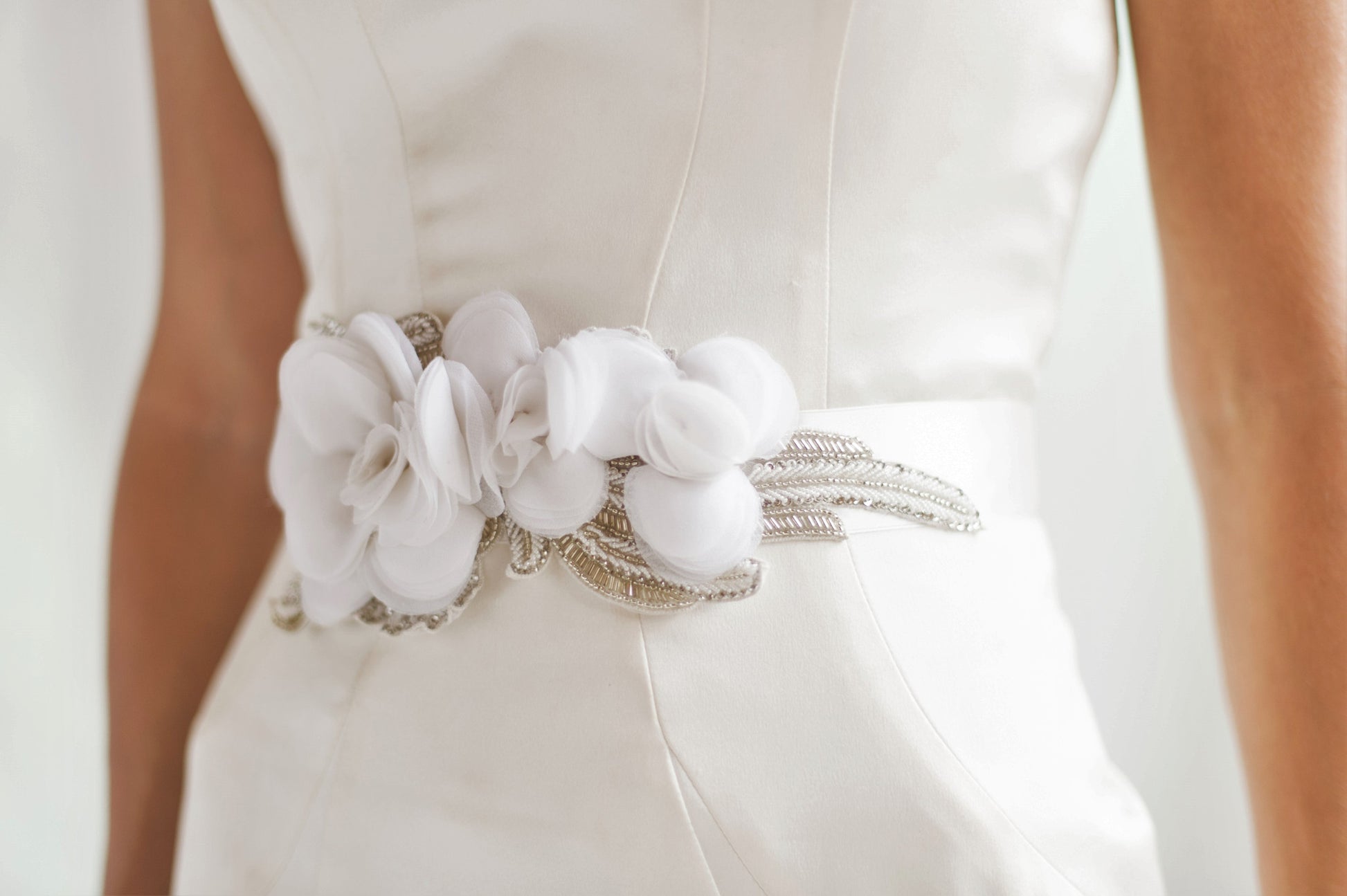 Camilla Christine FLORA SASH Wedding Dress Belt Floral Bridal Sash Camilla Christine FLORA SASH Wedding Dress Belt Floral Bridal Sash