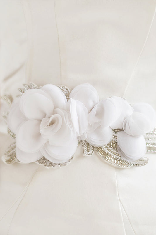 FLORA SASH- OFF WHITE