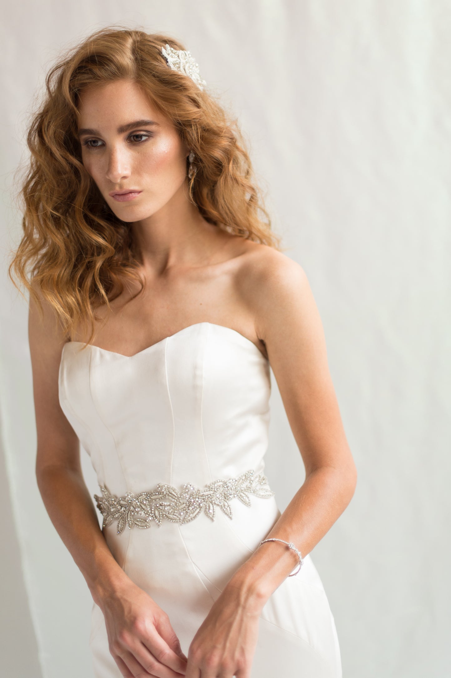HYACINTHE SASH - SILVER