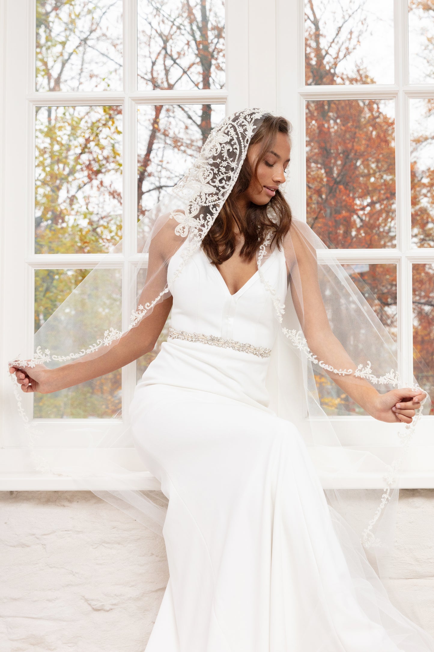 ANABELLE VEIL- IVORY