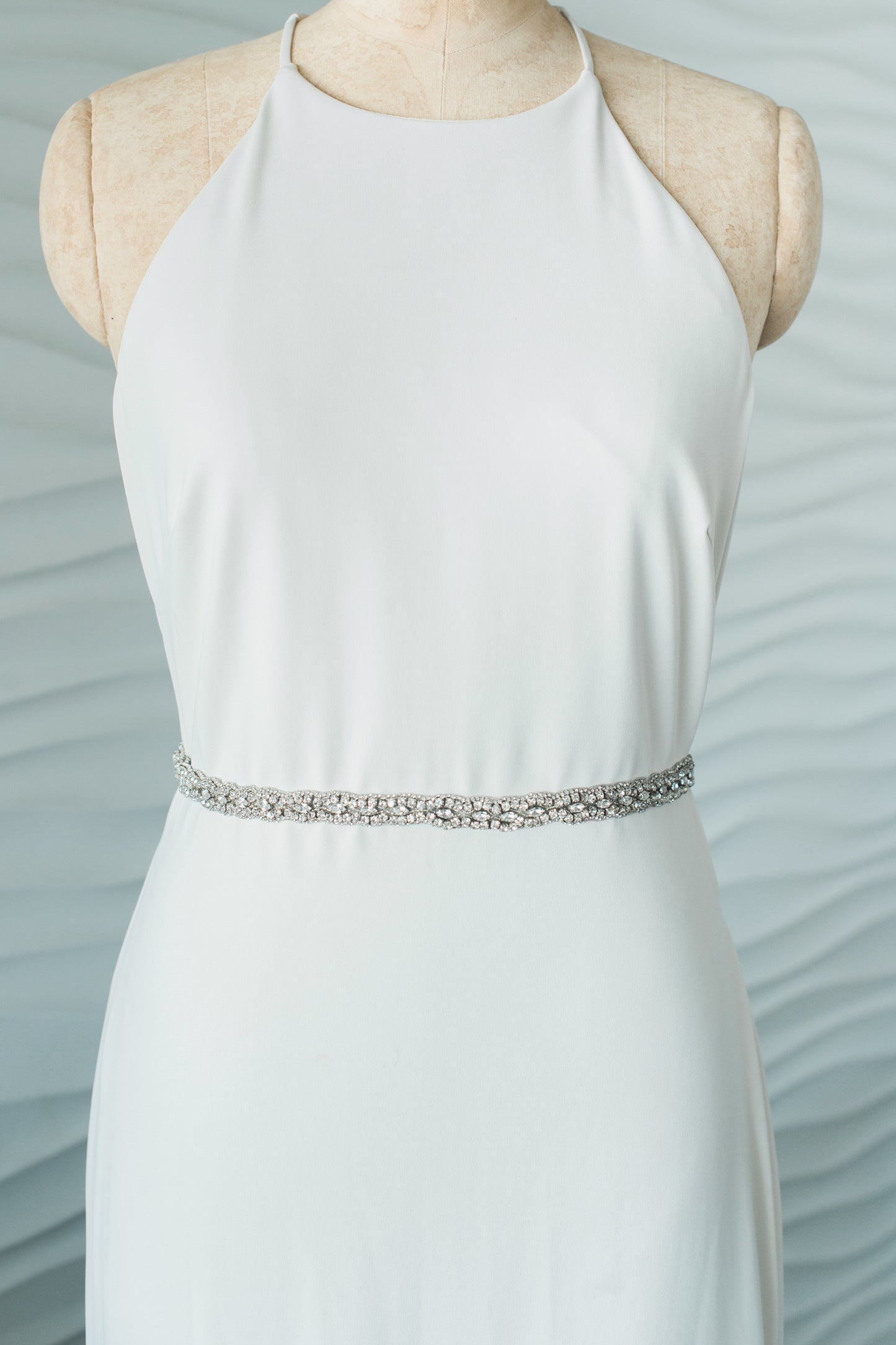 CARRIE SASH- SILVER
