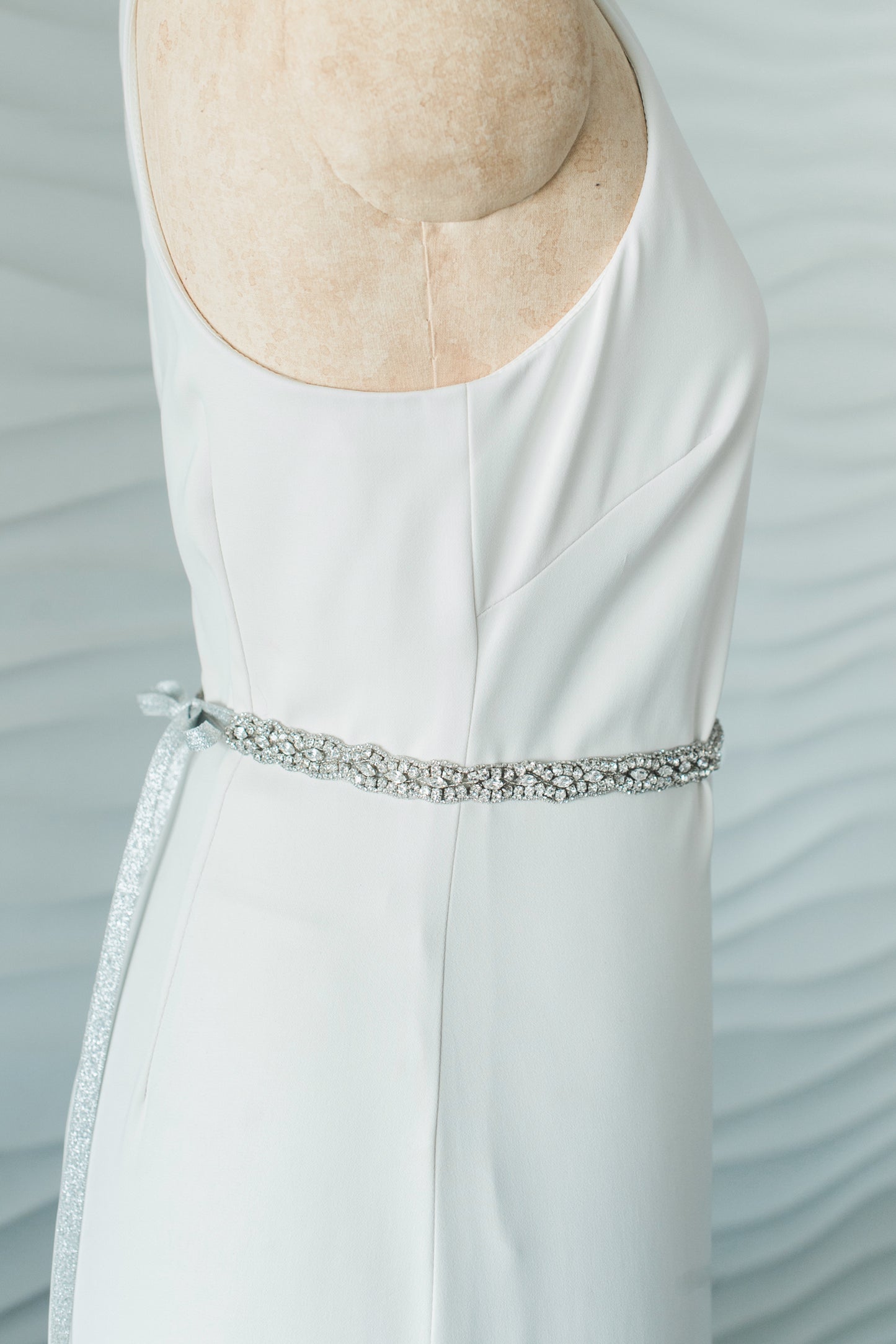 CARRIE SASH- SILVER