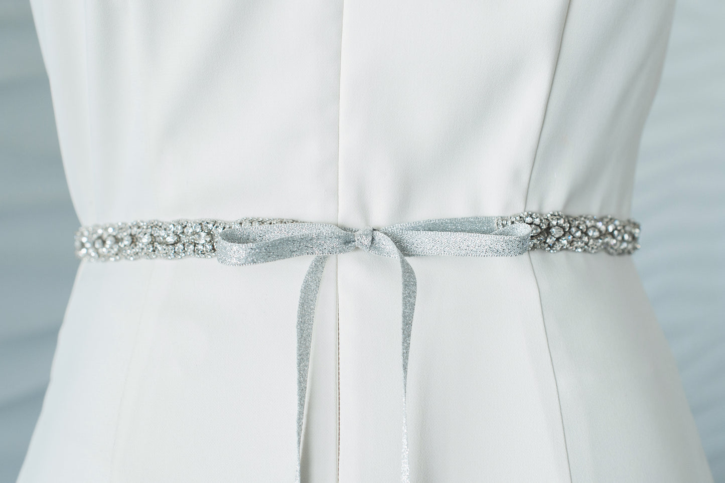 CARRIE SASH- SILVER