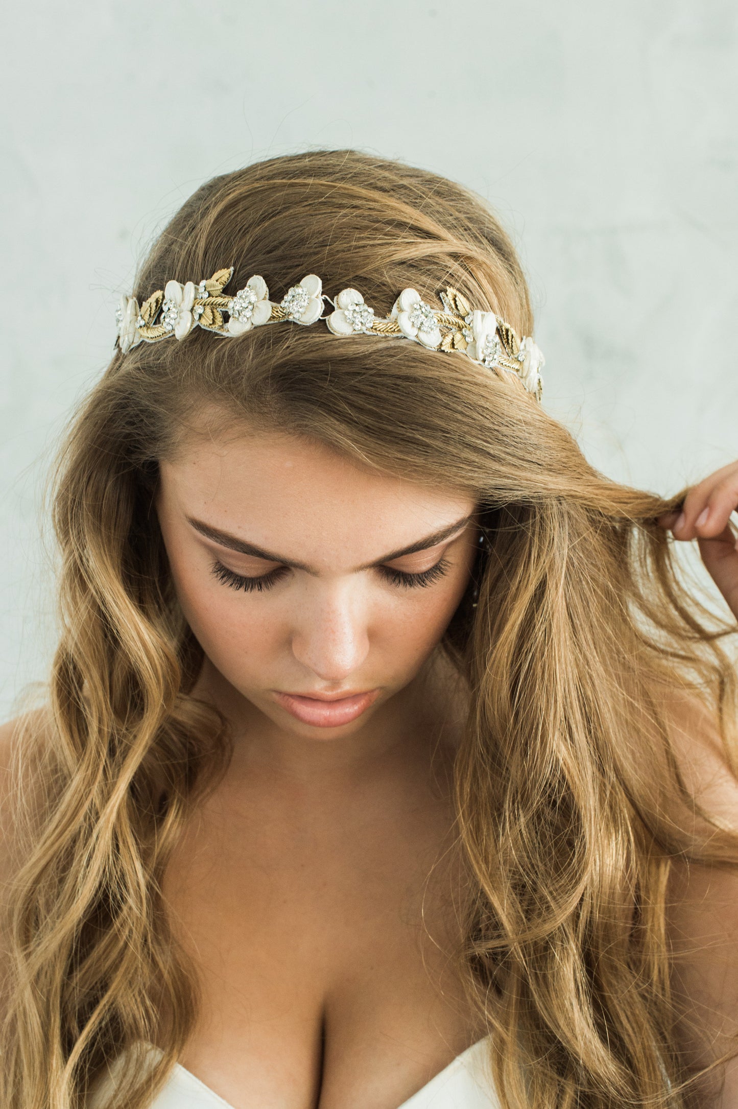 CORA HEADPIECE- GOLD