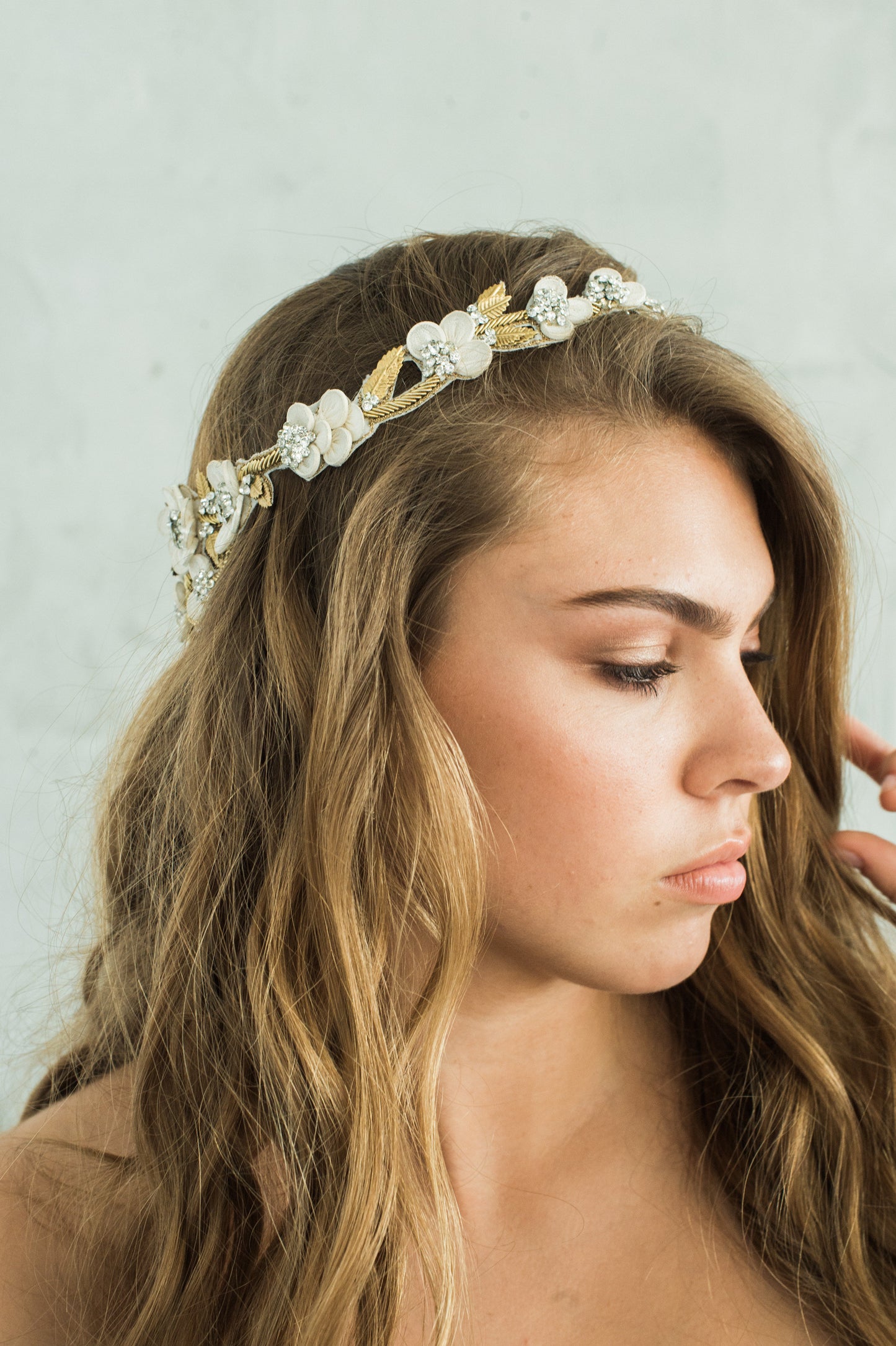 CORA HEADPIECE- GOLD