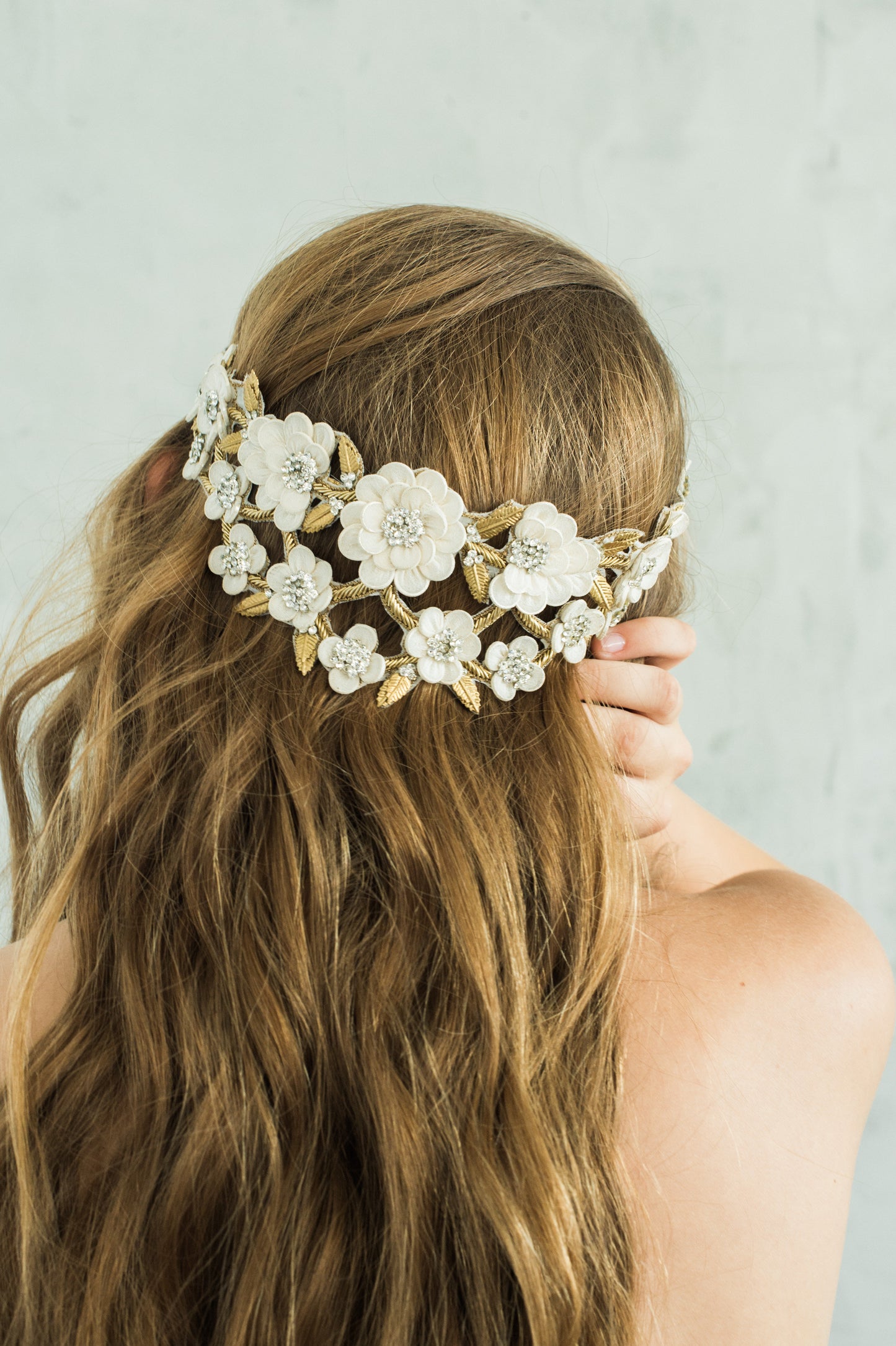 CORA HEADPIECE- GOLD