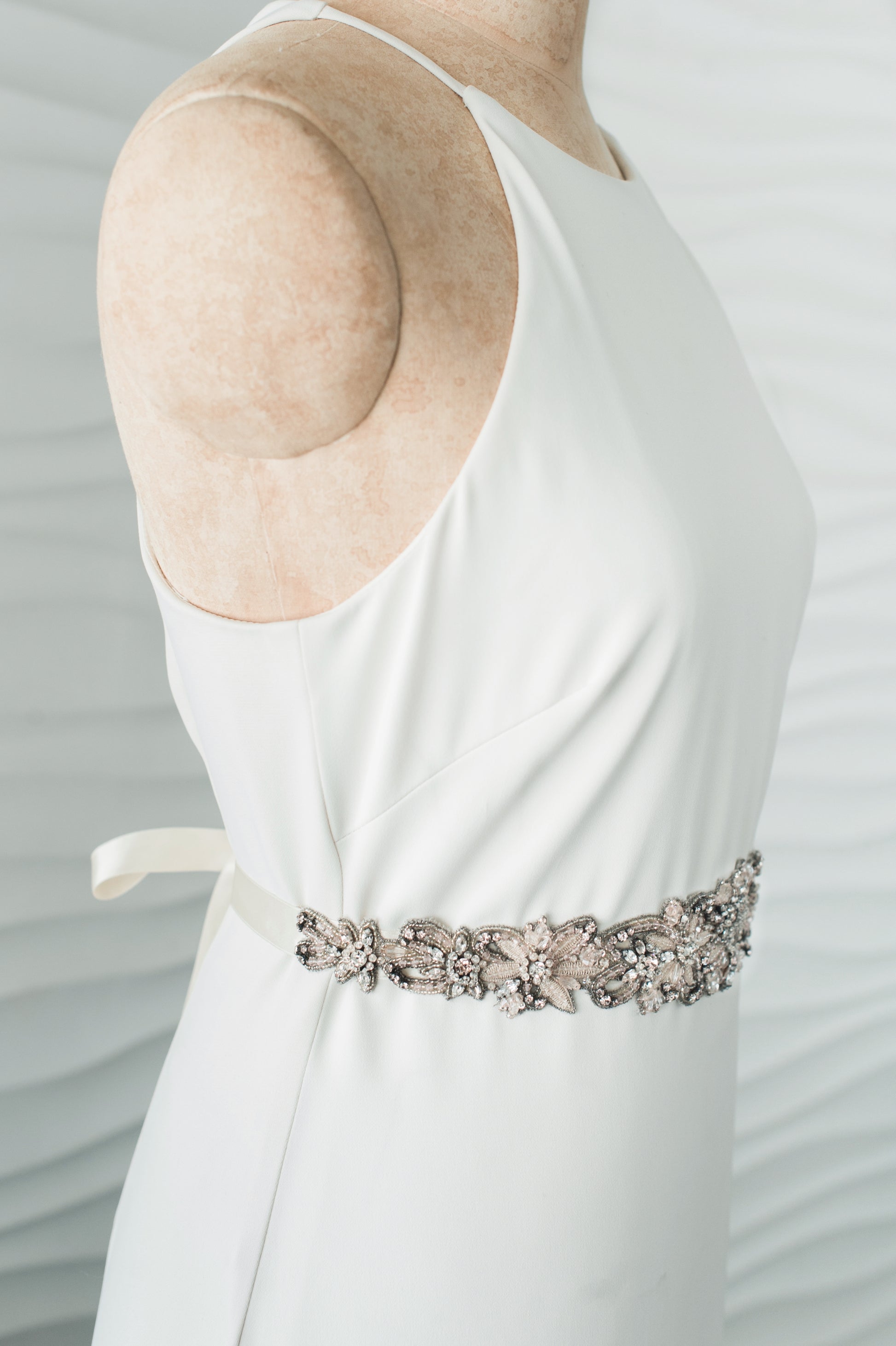 Camilla Christine JOELLE SASH Blush Wedding Belt Floral Bridal Sash Camilla Christine JOELLE SASH Blush Wedding Belt Floral Bridal Sash