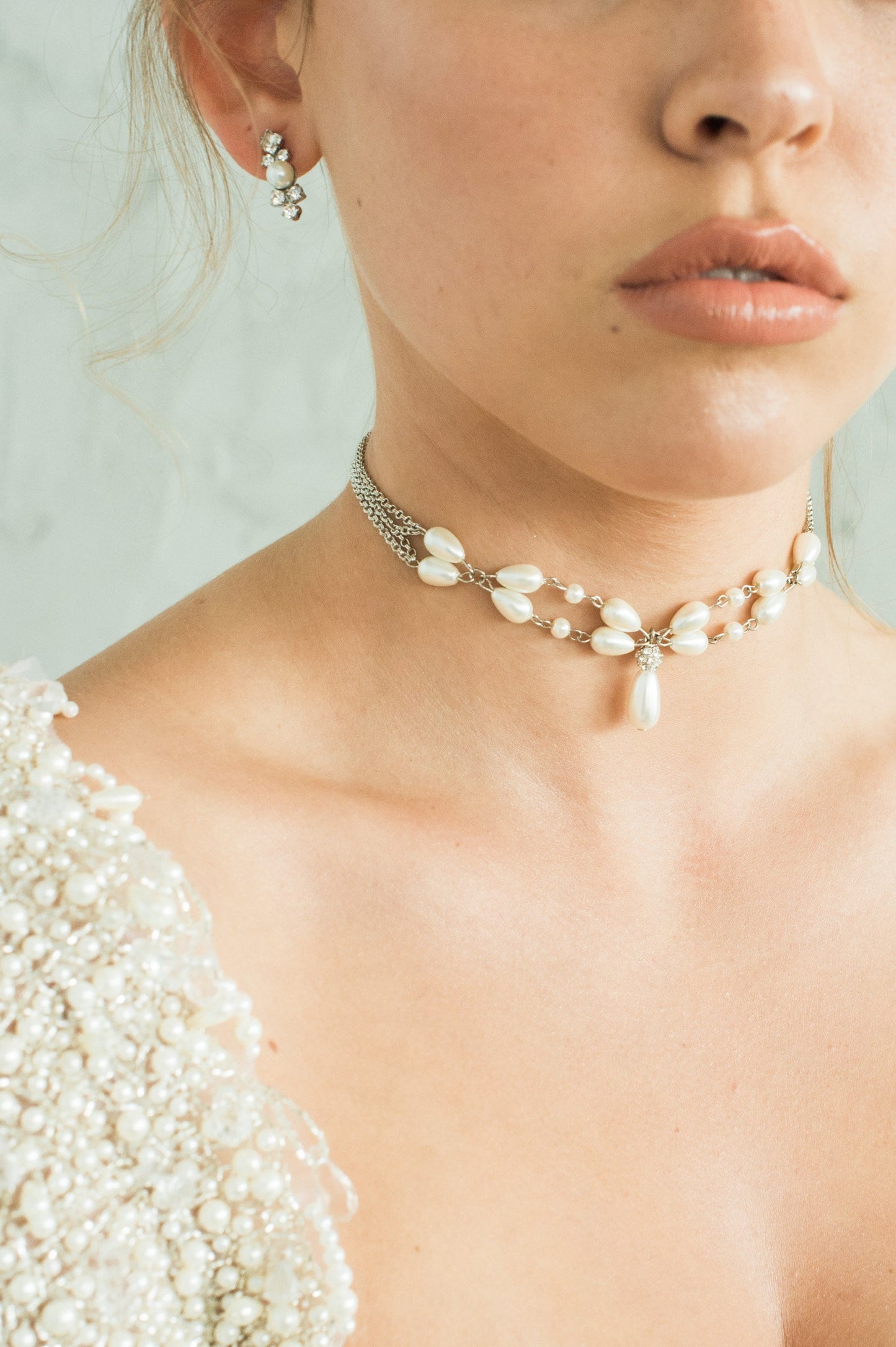 BRIENNE CHOKER - SILVER