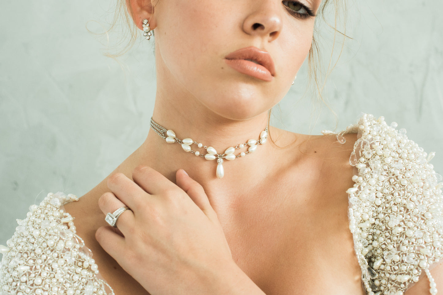 BRIENNE CHOKER - SILVER